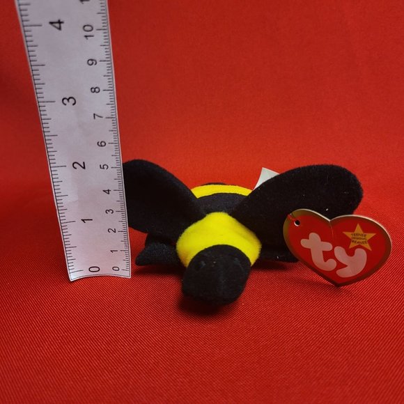 Bumble The Bee 1999 Ty Teenie Beanie Babies Mini Plush Stuffed Toy - Picture 8 of 11